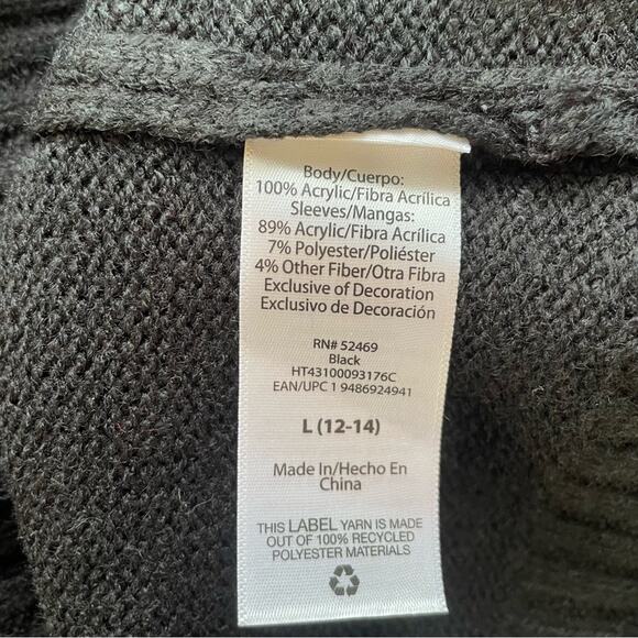 HOLIDAY Feliz Navidad Llama Sweater- Girls Large - Picture 6 of 6